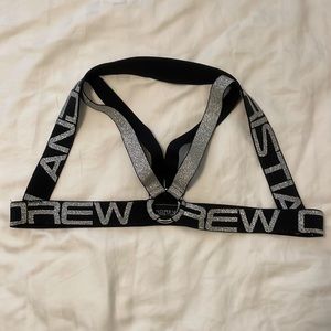 Andrew Christian Harness Silver and Black